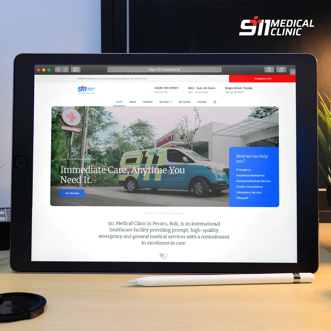 Portofolio-911-Medical-Clinic-with-logo